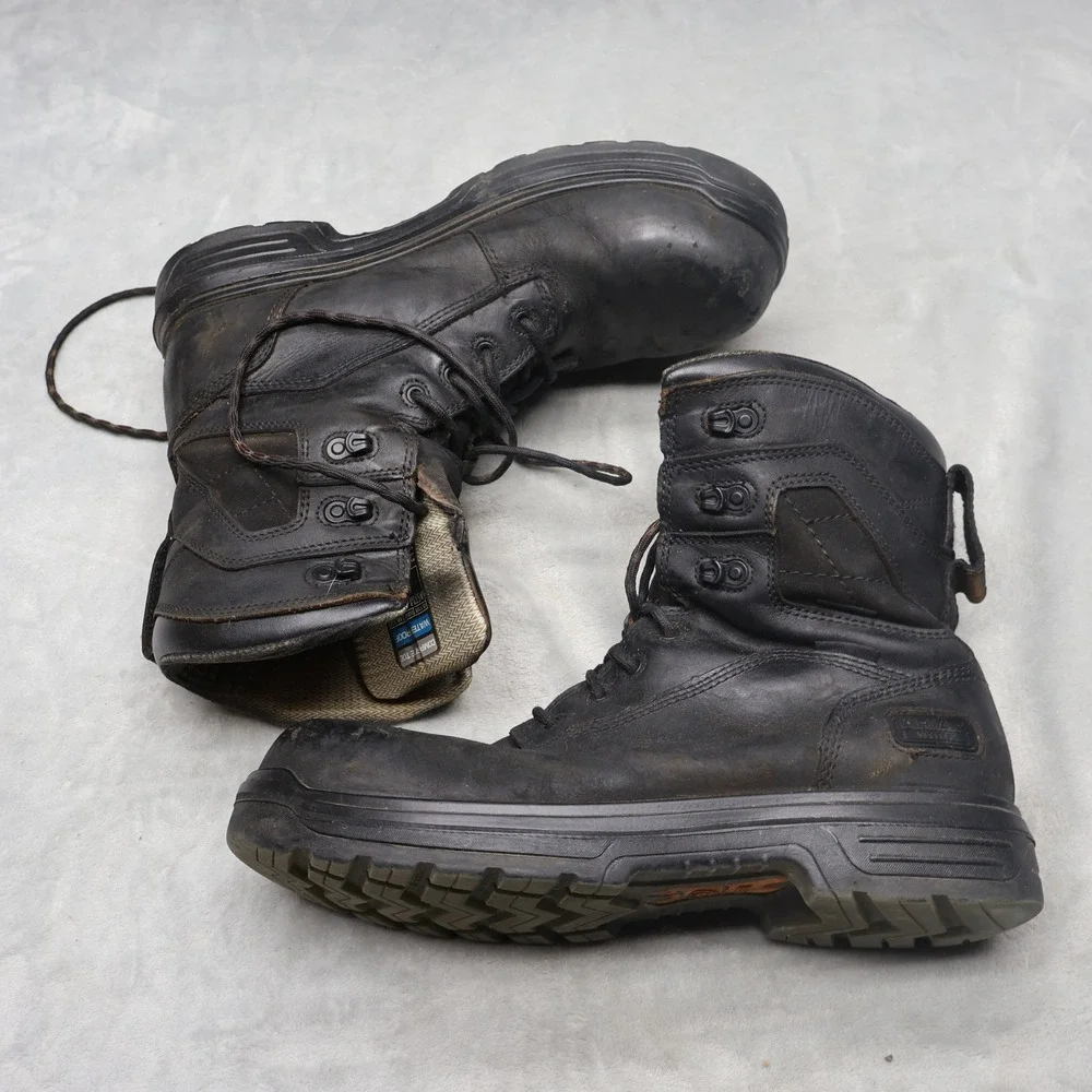 Ariat Men 11 Wide Work Boots Brown Turbo 8